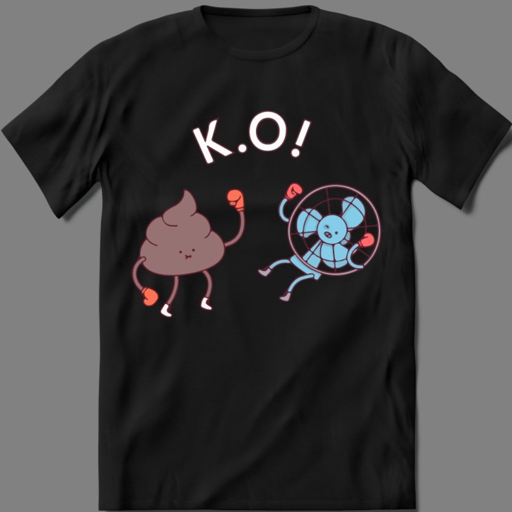 POOP HITS THE FAN FUNNY SHIRT